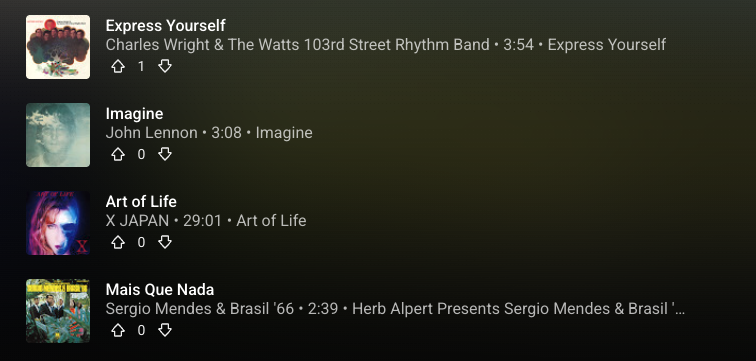 May playlist CREATE player